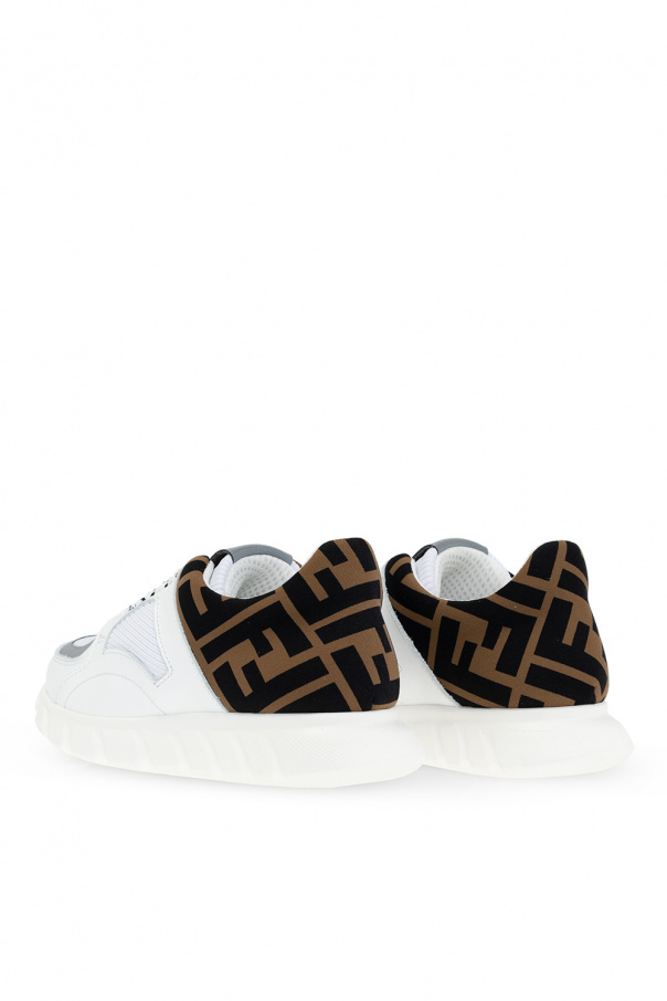 Sneakers with logo Fendi Kids fendi white pouch SchaferandweinerShops Zimbabwe